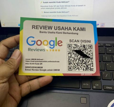 STIKER QR GOOGLE REVIEW